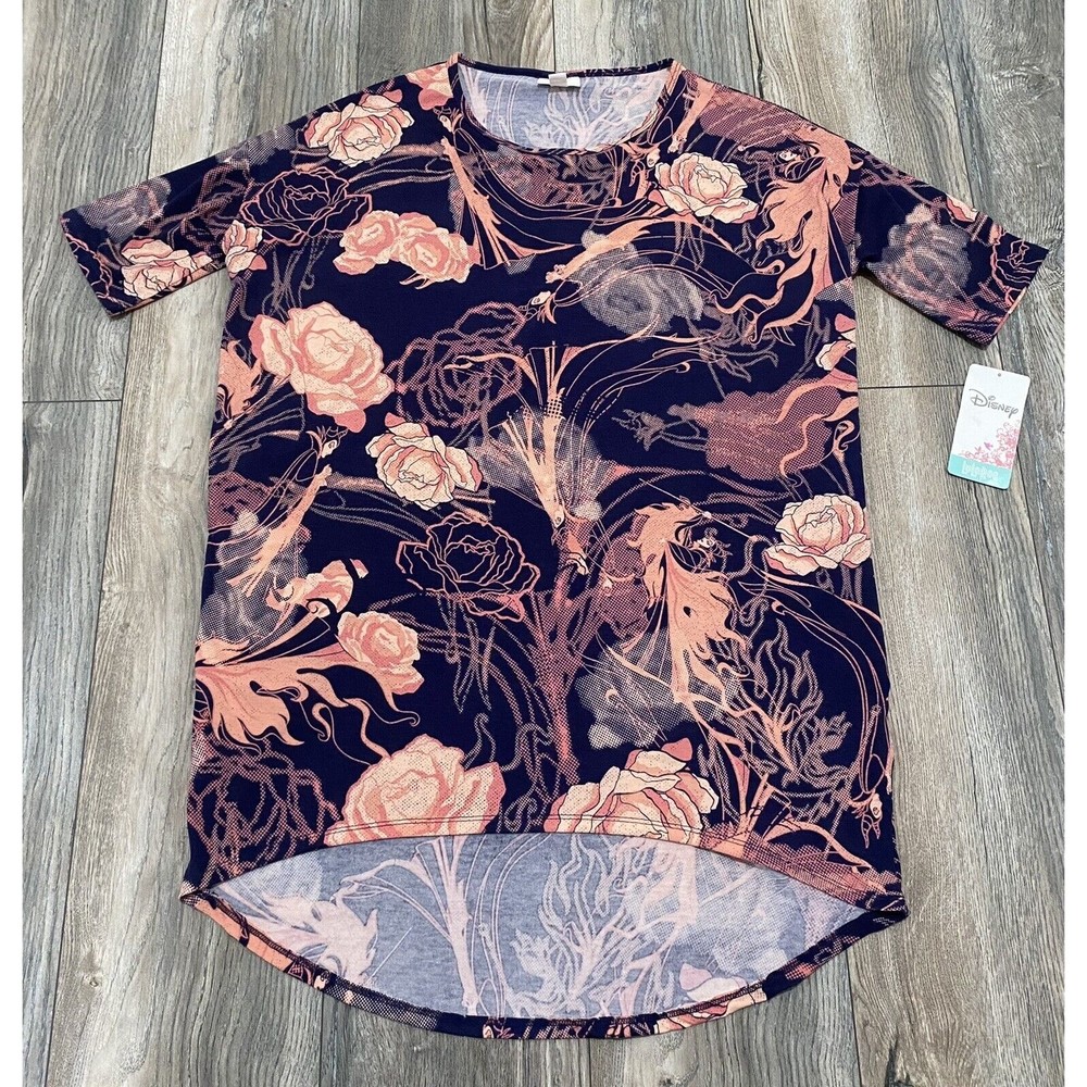Lularoe Disney Villians Maleficent Shirt‎ NWT XXS